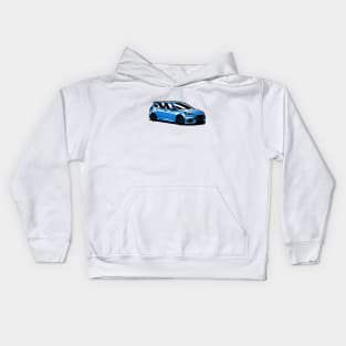 Blue Focus RS Kids Hoodie